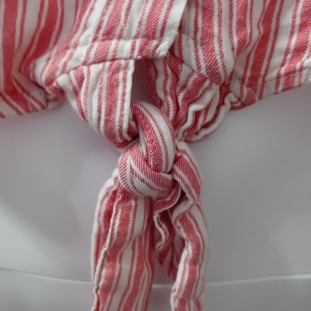 American Eagle Off The Shoulder Button Front Cand… - image 3